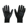 This is an image of Timco - Durable Grip Gloves - PU Coated Polyester Large (1 Pairs Backing Card) 770736
