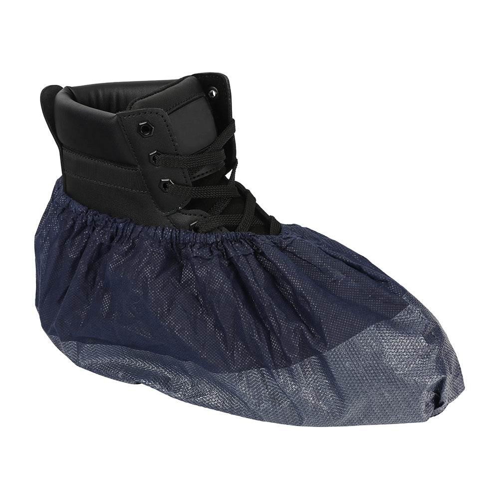 This is an image of Timco - Shoe Covers - Blue UK 5 - 12 (20 Pairs Bag) 770755