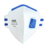 This is an image of Timco - FFP2 Fold Flat Masks with Valve One Size (10 Pieces Box) 770919