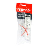 This is an image of Timco - Comfort Safety Glasses - Clear One Size (1 Each Bag) 770999