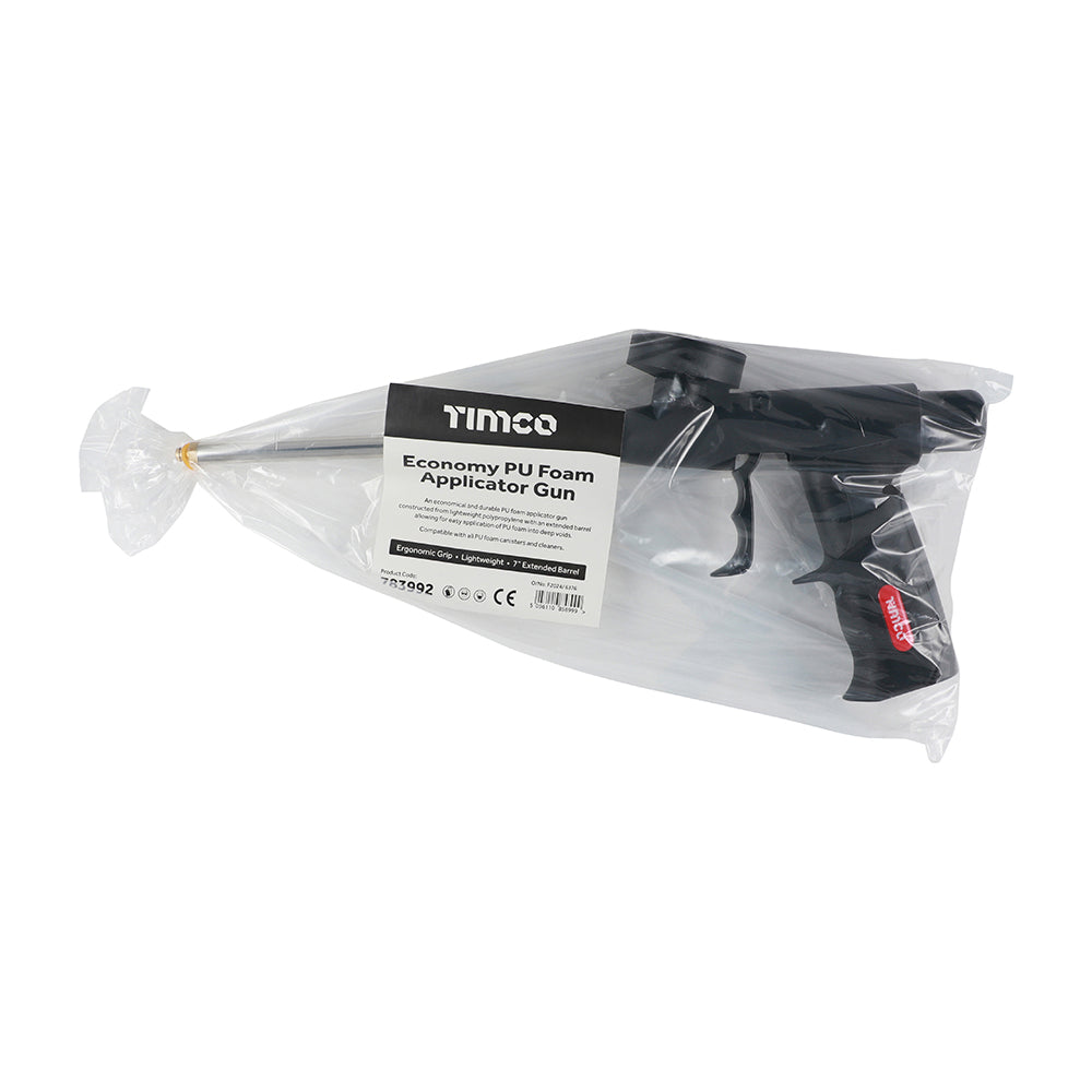 This is an image of Timco - Economy PU Foam Applicator Gun 750ml & 500ml (1 Each Bag) PCS783992