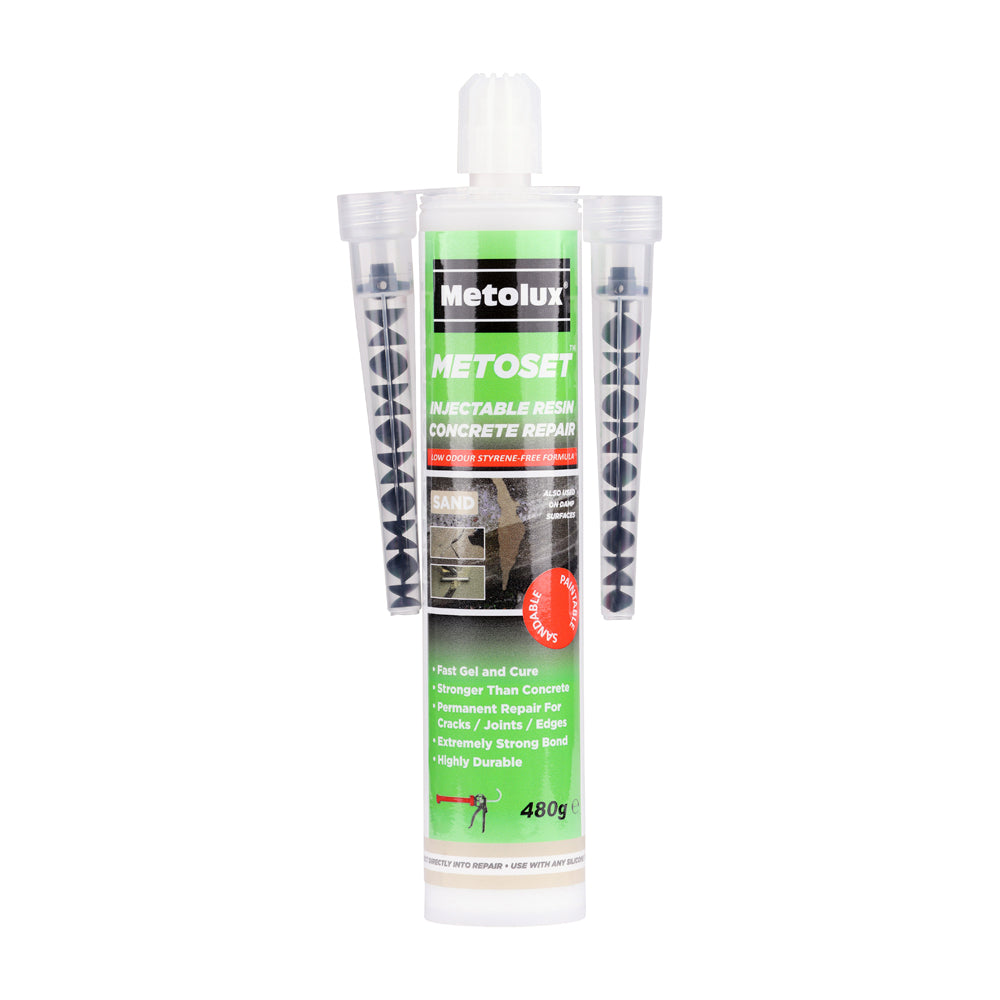 This is an image of Timco - Metoset Concrete Repair Resin - Sand 480g (1 Each Cartridge) PCS79418