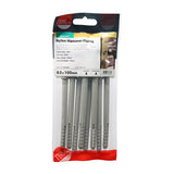 This is an image of Timco - Nylon Hammer Fixings - PZ - Zinc 8.0 x 100mm - (8 PCS TIMpac) 80100HFP