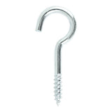 This is an image of Timco - Screw Hooks - Zinc 80mm (3 Pieces TIMpac) 80SHP