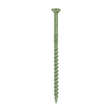 This is an image of Timco - Decking Screws - PZ - Double Countersunk - Exterior - Green 4.5 x 80 mm - (200 PCS Box) 80TDECK