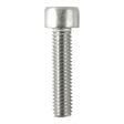 This is an image of Timco - Socket Screws - Cap - A2 Stainless Steel M8 x 20mm - (10 PCS Bag) 820CAPSSX