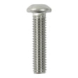 This is an image of Timco - Socket Screws - Button - A2 Stainless Steel M8 x 25mm - (10 PCS Bag) 825BUTSSX
