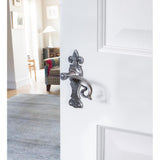 From The Anvil - Natural Textured Curly Lever Latch Set | Sku. 83501 | Trade Door Handles.