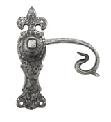 From The Anvil - Natural Textured Curly Lever Latch Set | Sku. 83501 | Trade Door Handles.