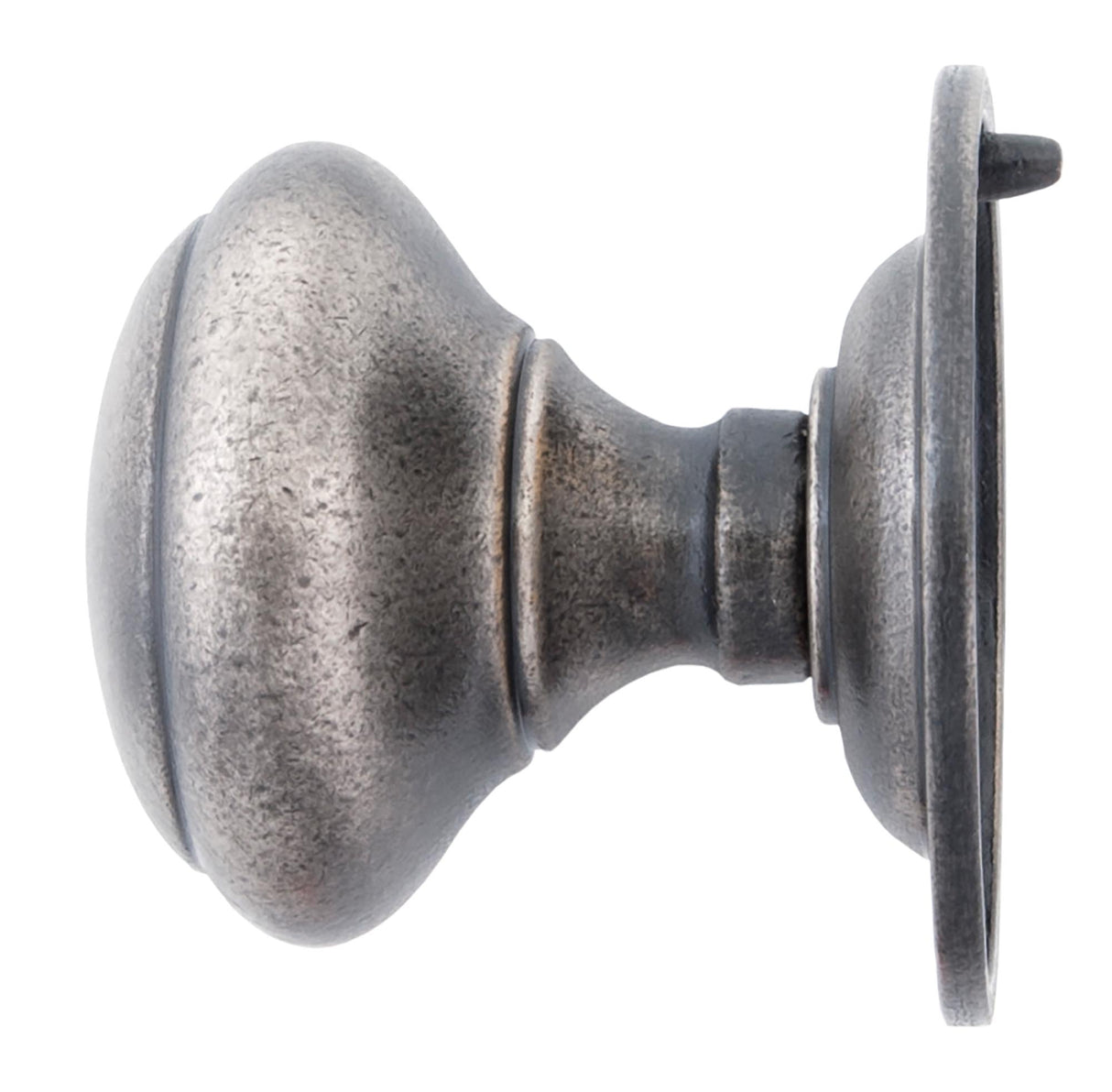 From The Anvil - Antique Pewter Round Centre Door Knob | Sku. 83505 | Trade Door Handles.
