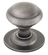 From The Anvil - Antique Pewter Round Centre Door Knob | Sku. 83505 | Trade Door Handles.