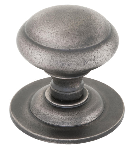 From The Anvil - Antique Pewter Round Centre Door Knob | Sku. 83505 | Trade Door Handles.