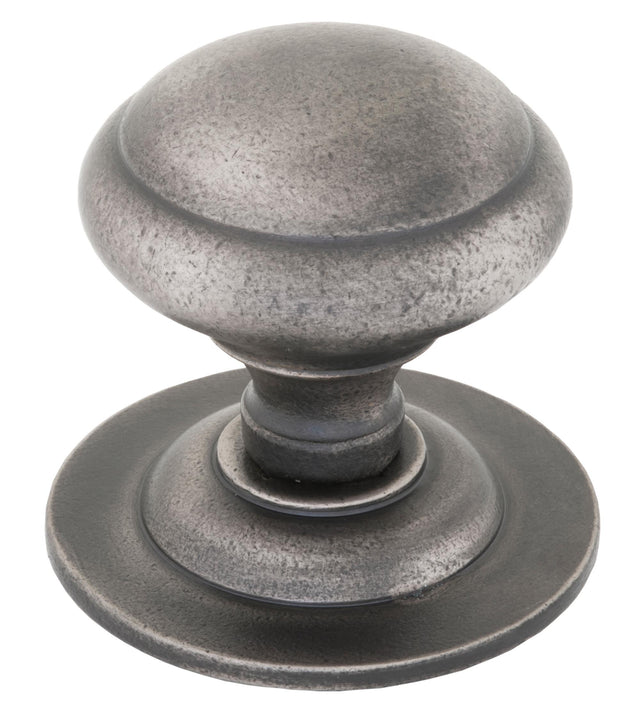 From The Anvil - Antique Pewter Round Centre Door Knob | Sku. 83505 | Trade Door Handles.