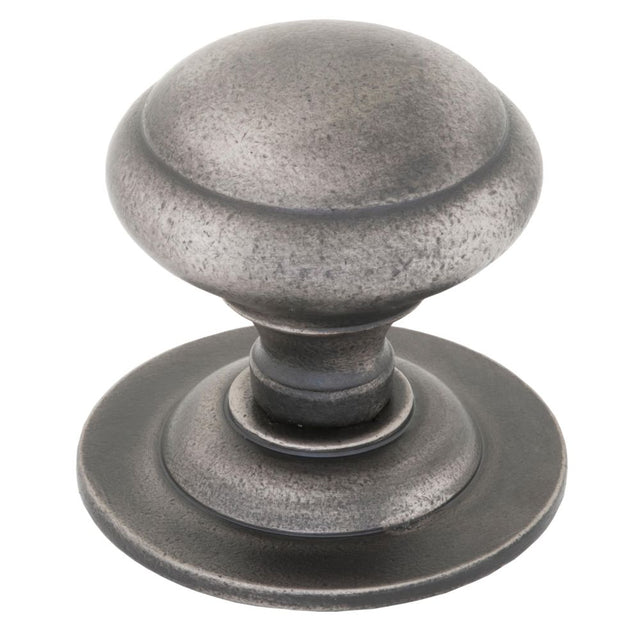 From The Anvil - Antique Pewter Round Centre Door Knob | Sku. 83505 | Trade Door Handles.