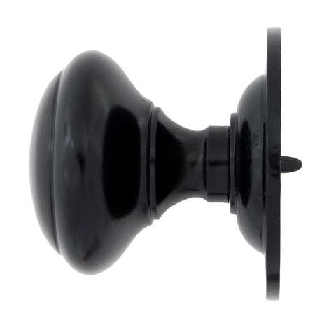 From The Anvil - Black Round Centre Door Knob | Sku. 83506 | Trade Door Handles.