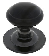 From The Anvil - Black Round Centre Door Knob | Sku. 83506 | Trade Door Handles.