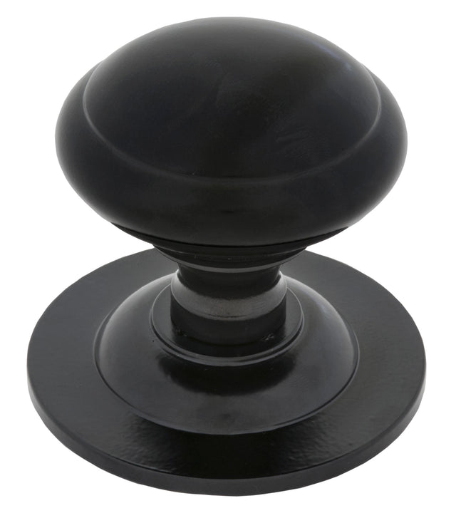From The Anvil - Black Round Centre Door Knob | Sku. 83506 | Trade Door Handles.