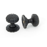 From The Anvil - Black Flower Cabinet Knob - Small | Sku. 83507 | Trade Door Handles.