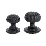 From The Anvil - Black Flower Cabinet Knob - Small | Sku. 83507 | Trade Door Handles.