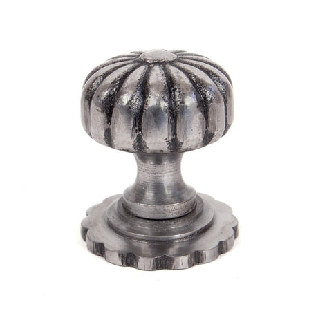 From The Anvil - Natural Smooth Flower Cabinet Knob - Small | Sku. 83508 | Trade Door Handles.