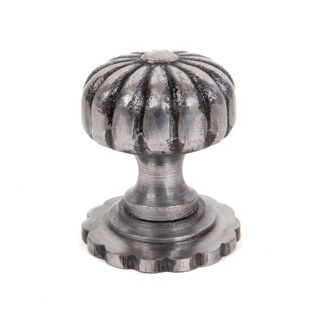From The Anvil - Natural Smooth Flower Cabinet Knob - Small | Sku. 83508 | Trade Door Handles.
