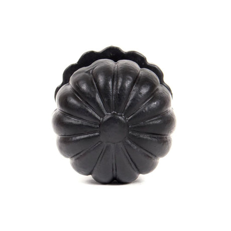From The Anvil - Black Flower Cabinet Knob - Large | Sku. 83509 | Trade Door Handles.