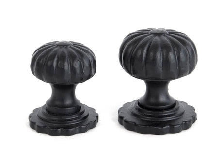 From The Anvil - Black Flower Cabinet Knob - Large | Sku. 83509 | Trade Door Handles.