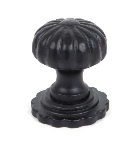 From The Anvil - Black Flower Cabinet Knob - Large | Sku. 83509 | Trade Door Handles.