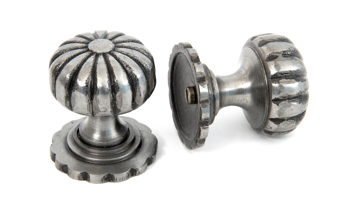 From The Anvil - Natural Smooth Flower Cabinet Knob - Large | Sku. 83510 | Trade Door Handles.