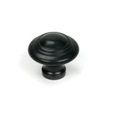 From The Anvil - Black Ringed Cabinet Knob - Small | Sku. 83511 | Trade Door Handles.