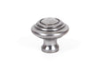 From The Anvil - Natural Smooth Ringed Cabinet Knob - Small | Sku. 83512 | Trade Door Handles.