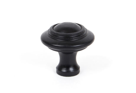 From The Anvil - Black Ringed Cabinet Knob - Large | Sku. 83513 | Trade Door Handles.