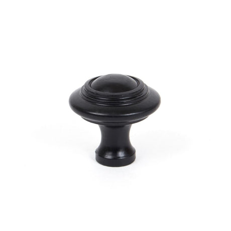 From The Anvil - Black Ringed Cabinet Knob - Large | Sku. 83513 | Trade Door Handles.
