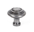 From The Anvil - Natural Smooth Ringed Cabinet Knob - Large | Sku. 83514 | Trade Door Handles.