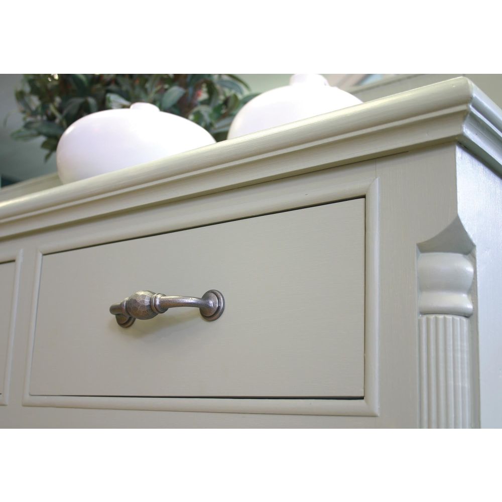 From The Anvil - Natural Smooth 5" Hammered D Handle | Sku. 83527 | Trade Door Handles.