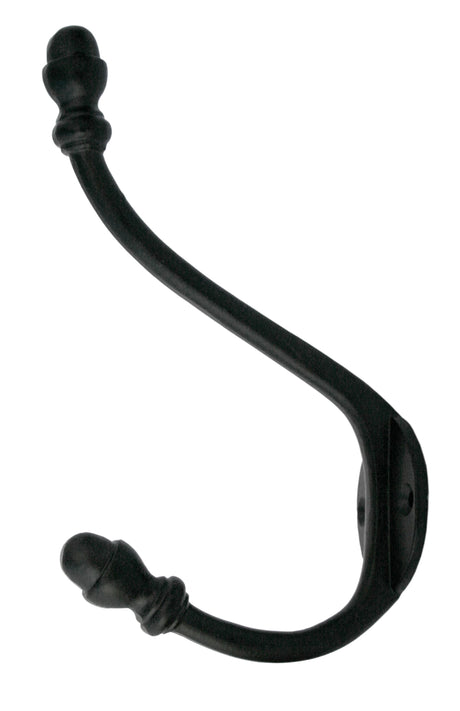 From The Anvil - Black 6 1/2" Hat & Coat Hook | Sku. 83542 | Trade Door Handles.