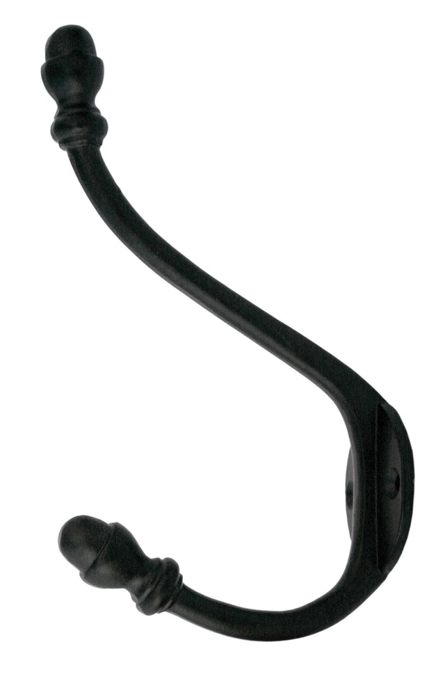 From The Anvil - Black 6 1/2" Hat & Coat Hook | Sku. 83542 | Trade Door Handles.