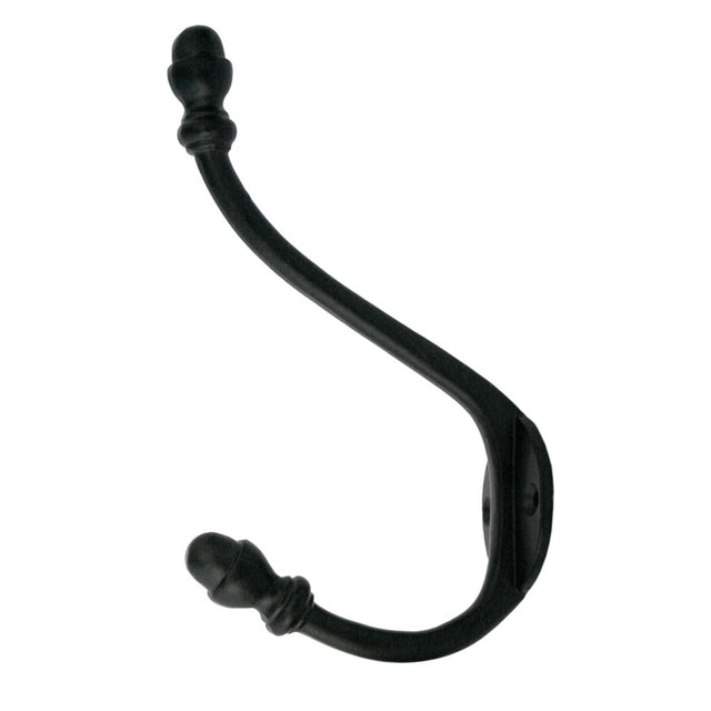 From The Anvil - Black 6 1/2" Hat & Coat Hook | Sku. 83542 | Trade Door Handles.