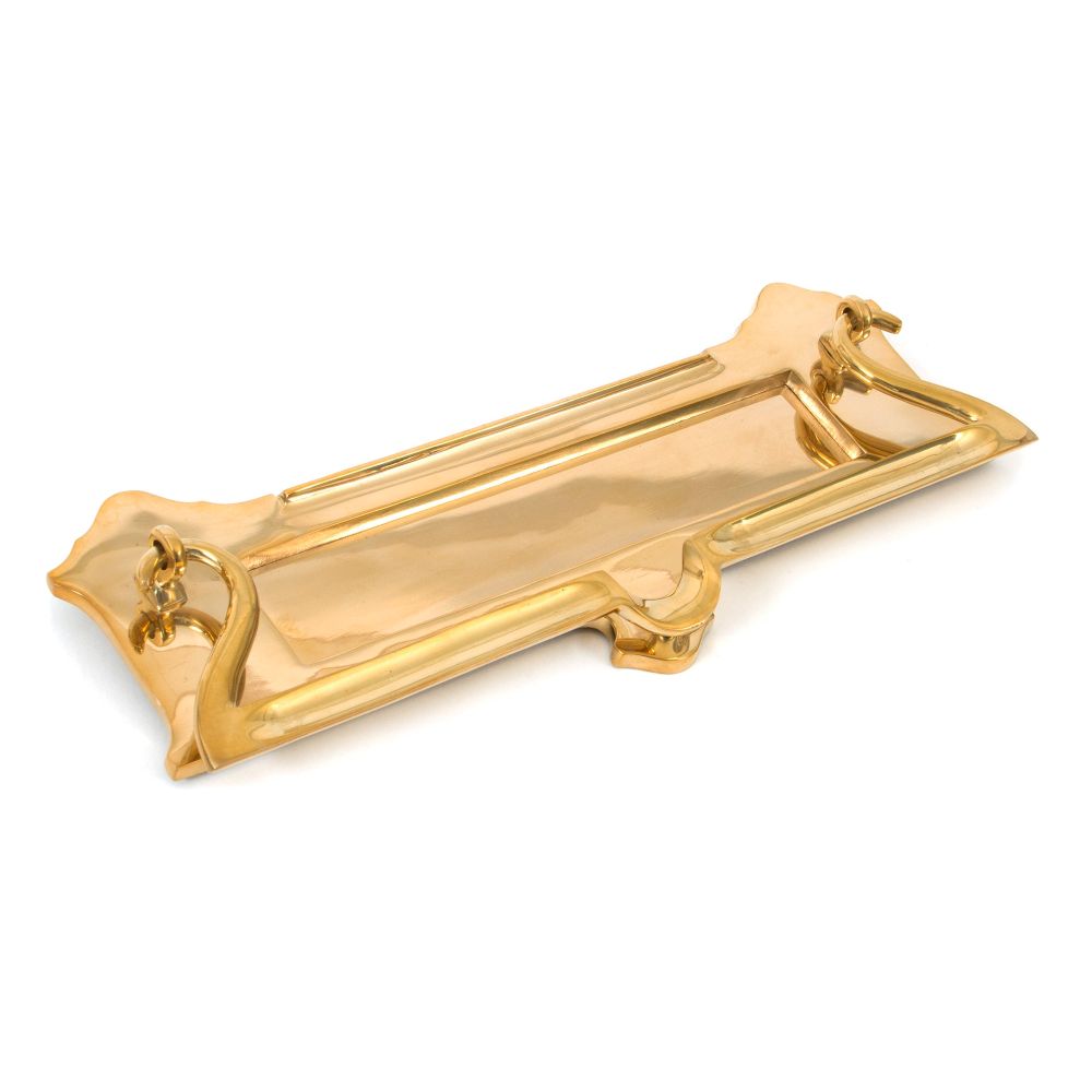 From The Anvil - Polished Brass Postal Letter Plate | Sku. 83544 | Trade Door Handles.