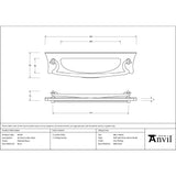 From The Anvil - Polished Brass Art Deco Letter Plate | Sku. 83545 | Trade Door Handles.