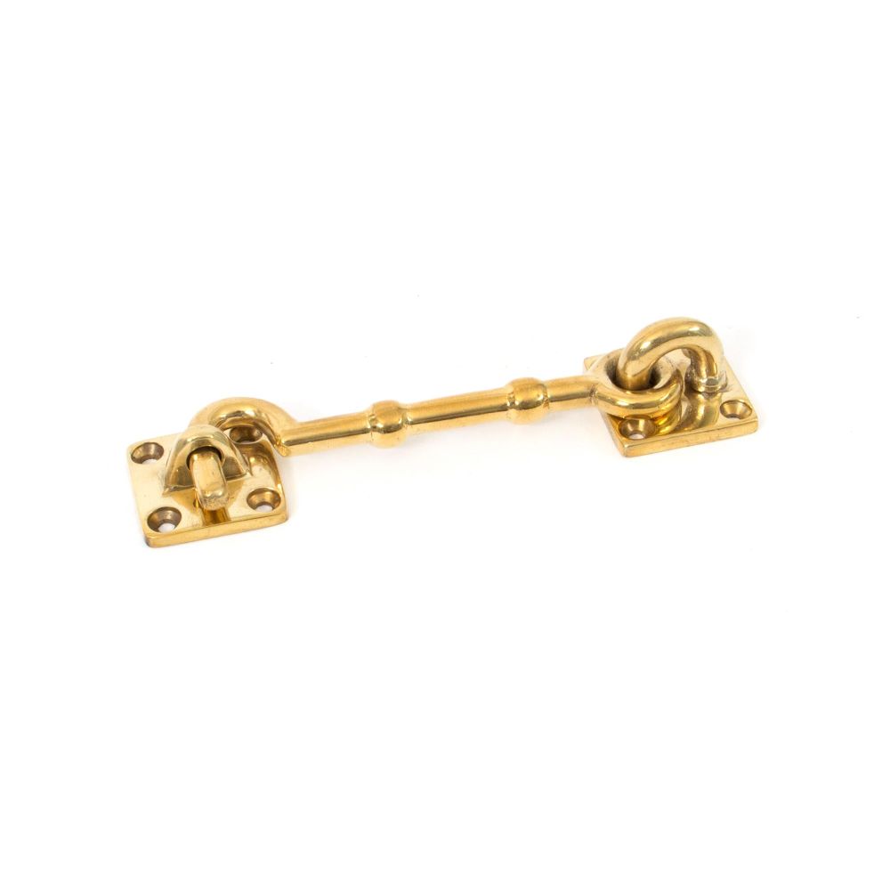 From The Anvil - Polished Brass 4" Cabin Hook | Sku. 83548 | Trade Door Handles.
