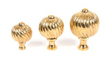 From The Anvil - Polished Brass Spiral Cabinet Knob - Medium | Sku. 83551 | Trade Door Handles.