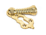 From The Anvil - Polished Brass Beehive Escutcheon | Sku. 83554 | Trade Door Handles.