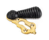 From The Anvil - Ebony Beehive Escutcheon | Sku. 83556 | Trade Door Handles.