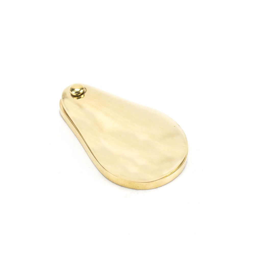 From The Anvil - Polished Brass Plain Escutcheon | Sku. 83557 | Trade Door Handles.