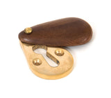 From The Anvil - Rosewood Plain Escutcheon | Sku. 83558 | Trade Door Handles.
