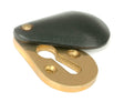 From The Anvil - Ebony Plain Escutcheon | Sku. 83559 | Trade Door Handles.