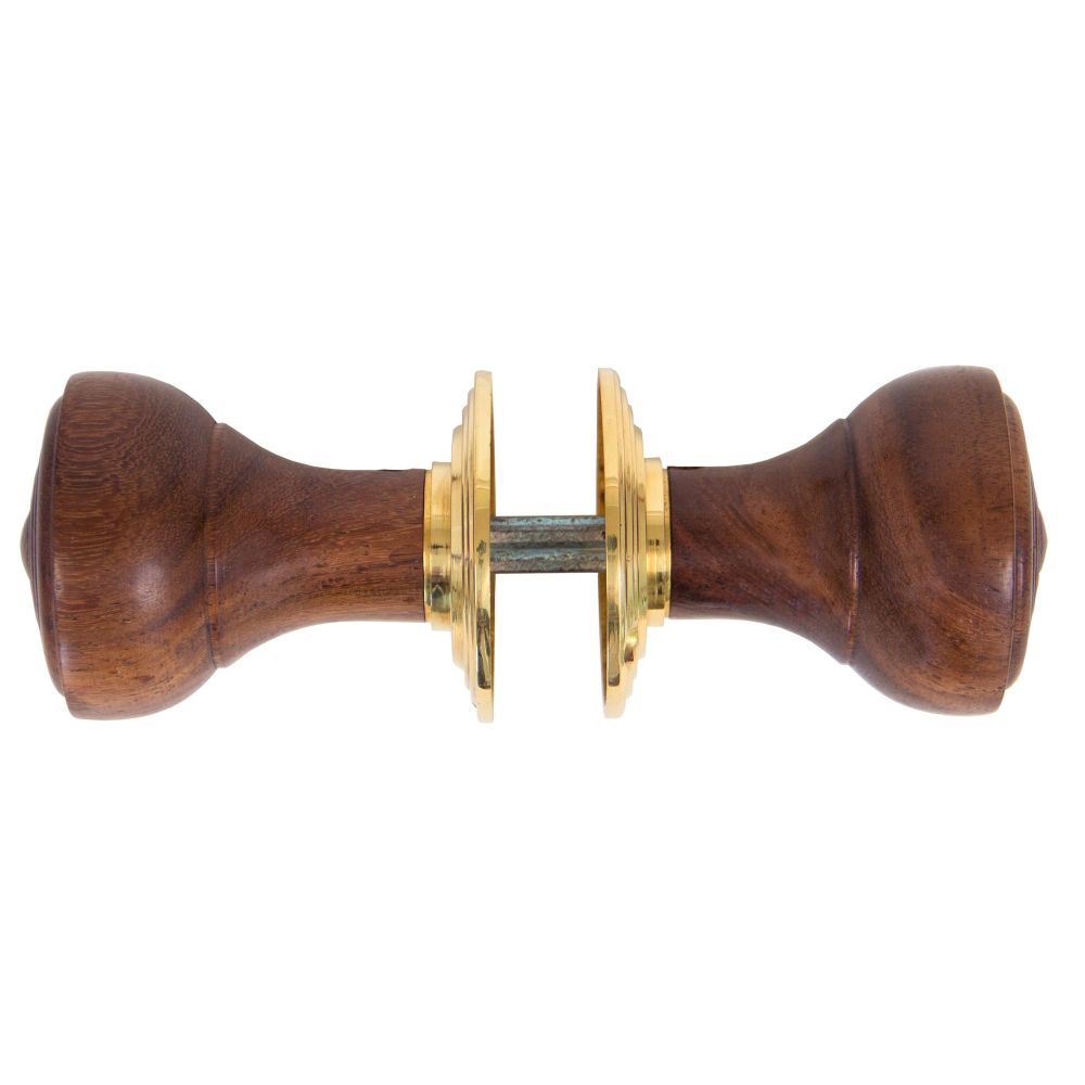 From The Anvil - Rosewood Ringed Mortice/Rim Knob Set | Sku. 83562 | Trade Door Handles.
