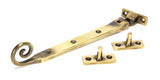 From The Anvil - Aged Brass 8" Monkeytail Stay | Sku. 83567 | Trade Door Handles.