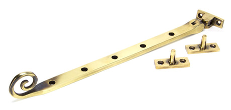 From The Anvil - Aged Brass 12" Monkeytail Stay | Sku. 83569 | Trade Door Handles.
